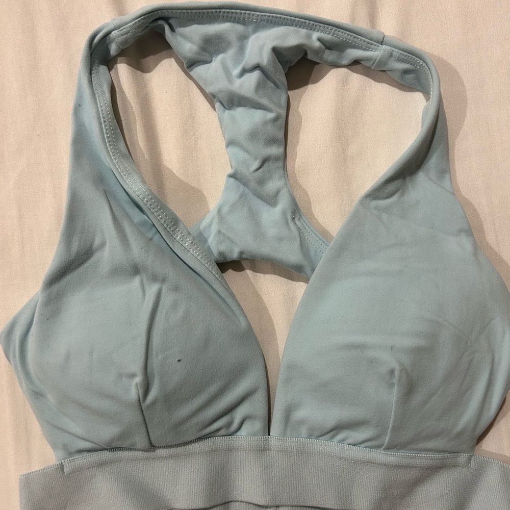 Echt Women's Light Blue Halter Bralette